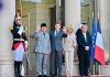 Dikawal 146 Pasukan Berkuda, Presiden Prabowo Tiba di Istana Élysée untuk Bertemu Presiden Macron