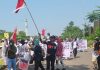 Warga Situ Rompong Demo Kejari dan BPN Tangsel