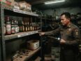 Foto Ilustrasi Gudang Penyimpanan Barang Bukti Botol Miras