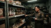 Foto Ilustrasi Gudang Penyimpanan Barang Bukti Botol Miras
